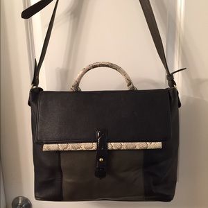 Zara bag and Sam Edelman sandals