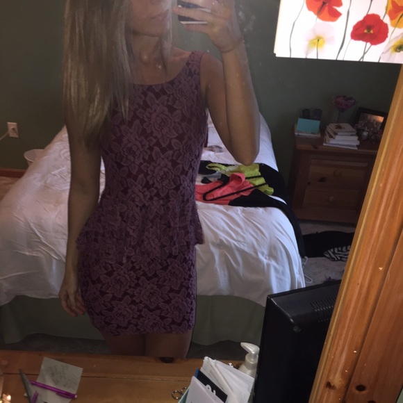 Purple Peplum - Picture 2 of 4