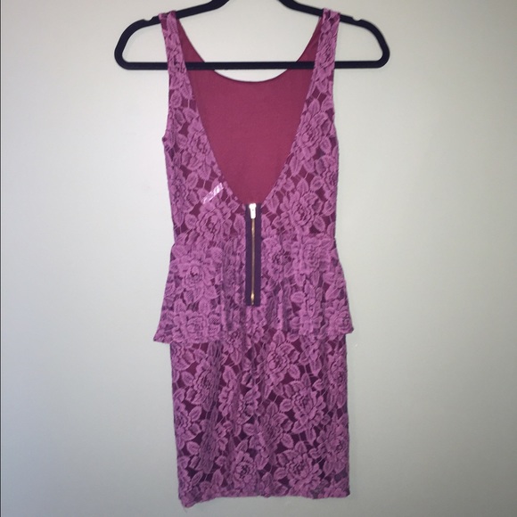 Purple Peplum - Picture 4 of 4