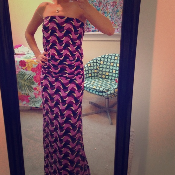 Gorgeous maxi strapless dress