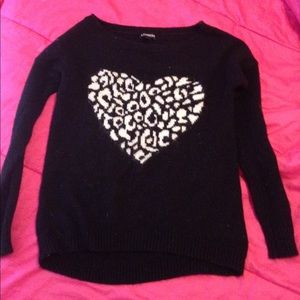 Black sweater from Express