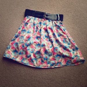 MOVING! Final price!! Silky floral skirt