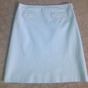 Seersucker Skirt