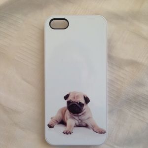 iPhone 5/5s pug phone case! (Never used)