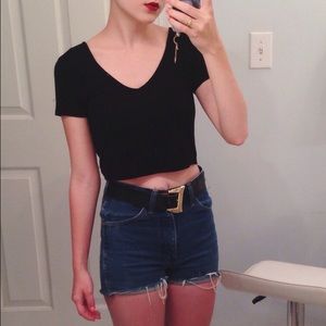 High Waisted Jean Shorts