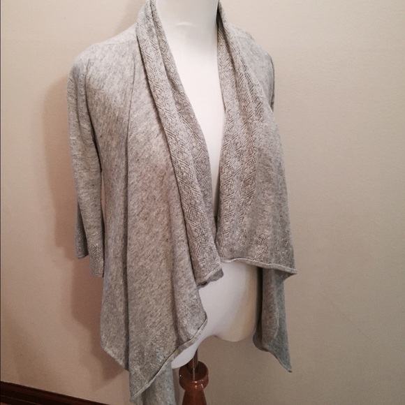 Gray Guess open sweater