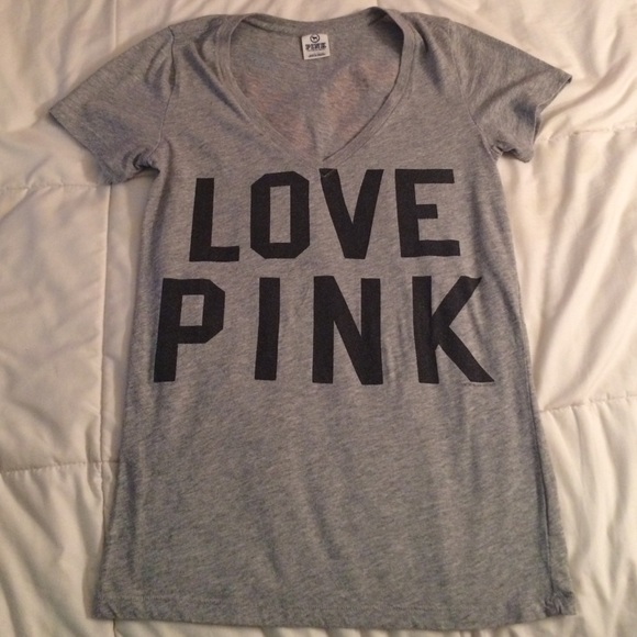 PINK V-neck tee! - Picture 1 of 2
