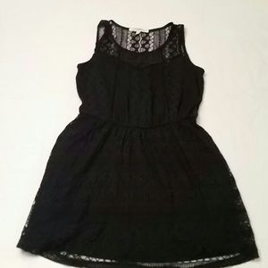 Lacy navy blue dress