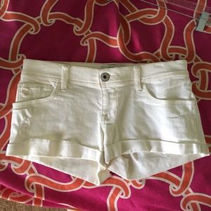 Abercrombie kids white shorts