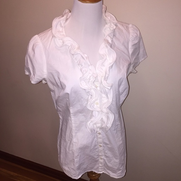 Loft ruffle blouse