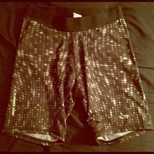 Mid-Length Printed Running Shorts
