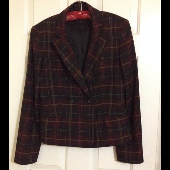 Plaid Blazer