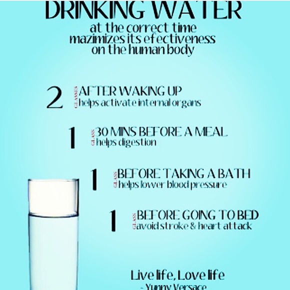 Drink water ladies / It's the first step to beauty