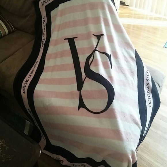 Victoria's Secret Striped Blanket