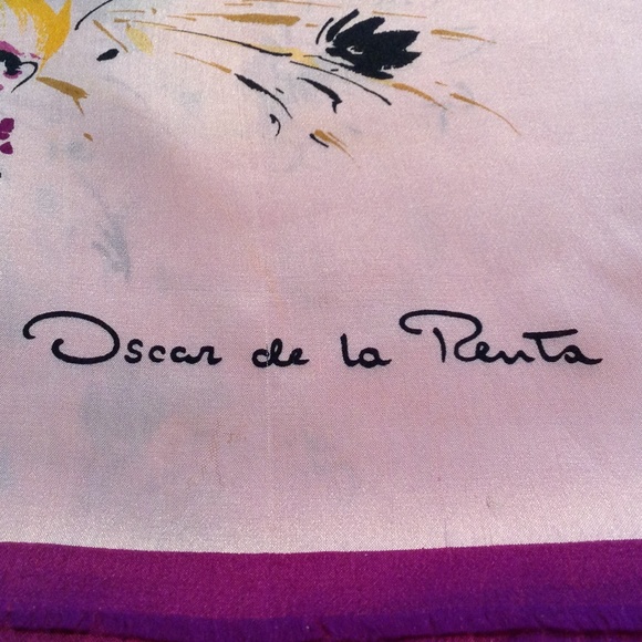 Oscar de la Renta Silk Scarf