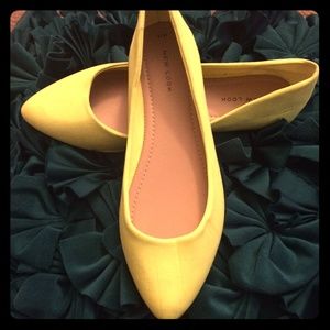 New Look Kurrency Lime Green Ballerina Flat Shoes