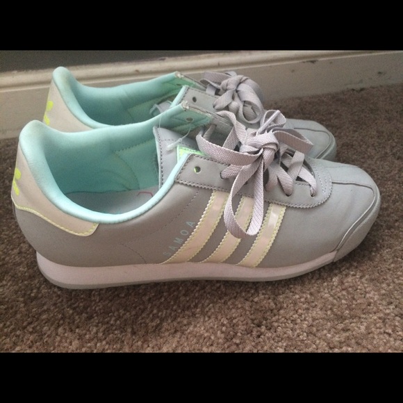 Adidas Shoes - Gray & Mint Samoas Adidas