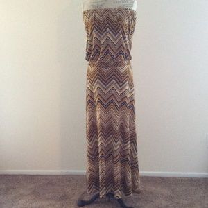Veronica M Blouson Maxi Dress