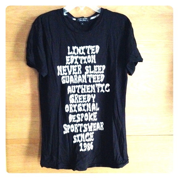 Mark Jacobs for Never Sleep Black Tee