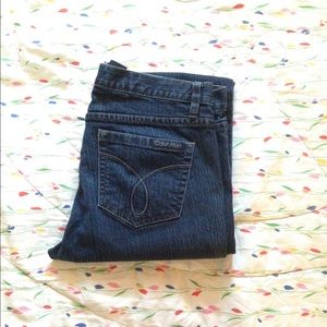 Straight leg Calvin Klein jeans dark