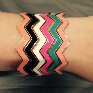 Chevron bangles