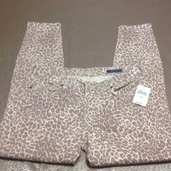 LUCKY BRAND LEGEND SOFIA SKINNY CHEETH PRINT JEANS - Picture 1 of 6