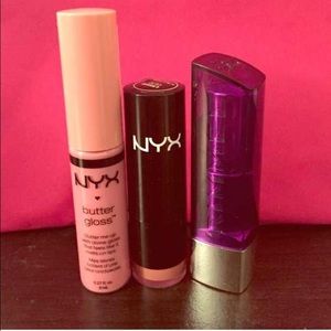 NYX Duo with Rimmel Lipstick