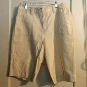 Ralph Lauren cream Bermuda shorts