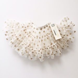 Gold Dot Infant Tutu Skirt