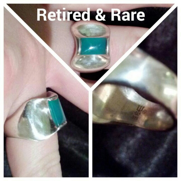 RARE RETIRED James Avery Chalcedony Meridian Ring