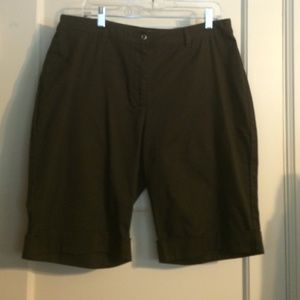 Chico's dark brown shorts
