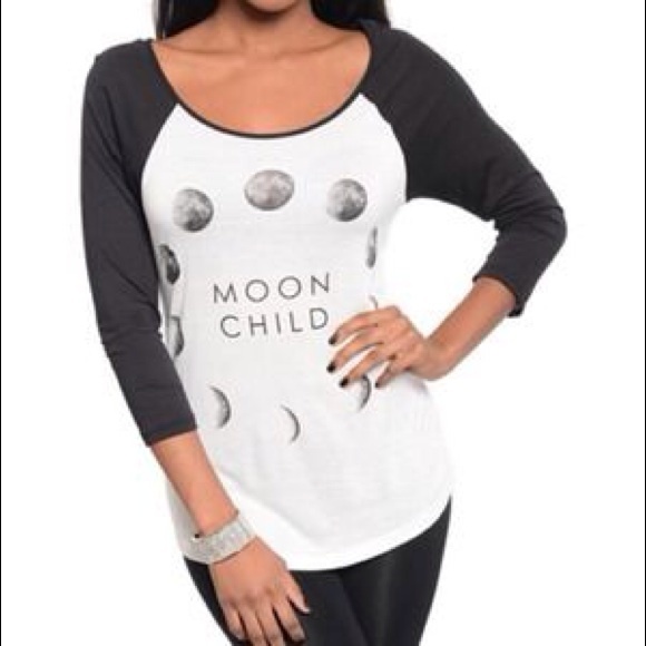 Moon child baseball tee - Picture 2 of 3