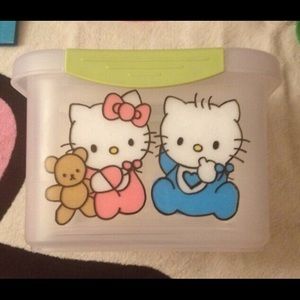 Baby Hello Kitty Hand Painted Small Container