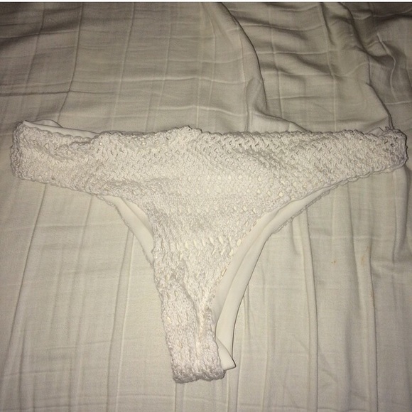 cream bikini bottom