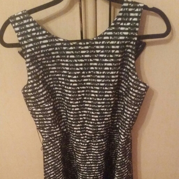 Black and white dress