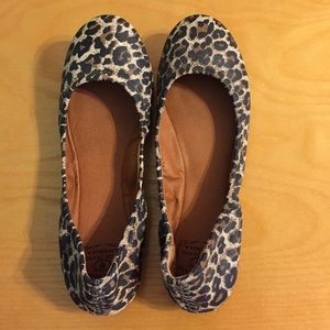 Lucky Brand Cheeta Print Flats