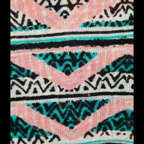Bright Aztec Pattern Vest - Picture 3 of 3