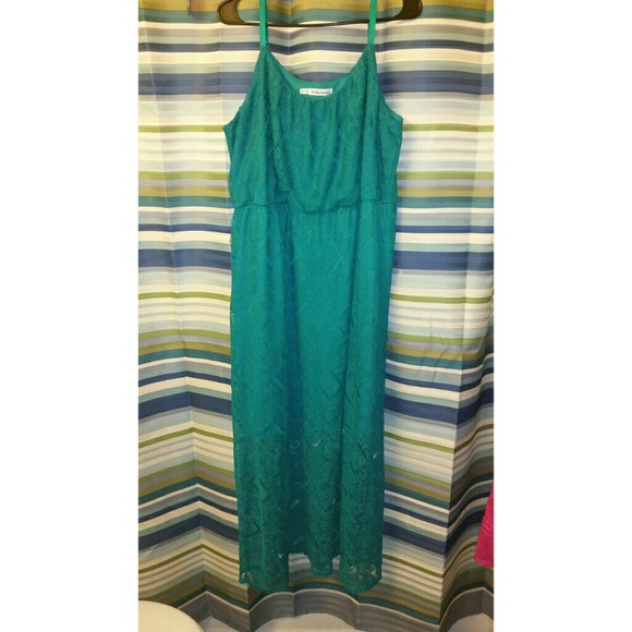 SOLD. Teal maxi dress