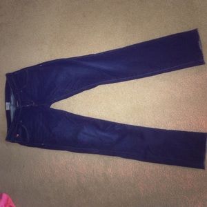 Hudson Size 25 Straight Dark Blue Jeans