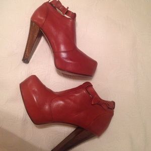 tibi brand ankle boots.