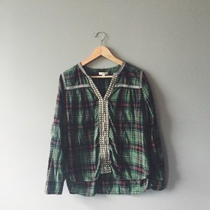 Reserved for @soozieb  J. Crew Peasant Top