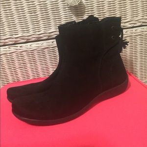 Black ankle boots