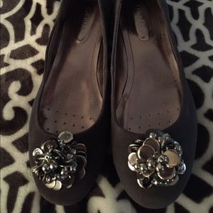 Calvin Klein suede flats. Size 9. NWT
