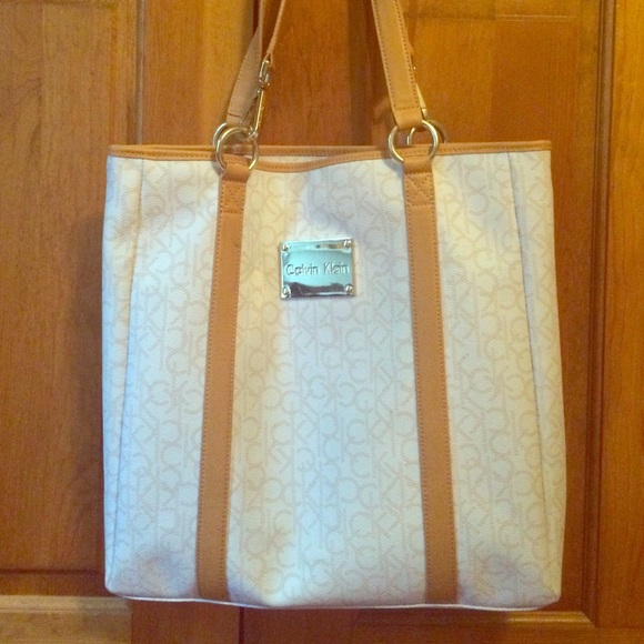 CALVIN KLEIN Monogram Tote Bag