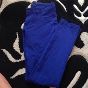 Royal blue jeggings