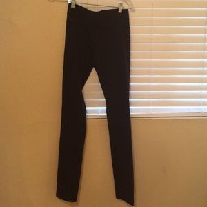 long black lululemons, size 4