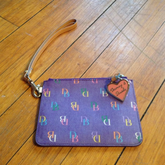Dooney & Bourke Purple Wristlet