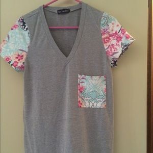 Showpo grey floral dress