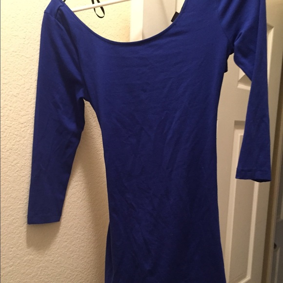 Open back dress