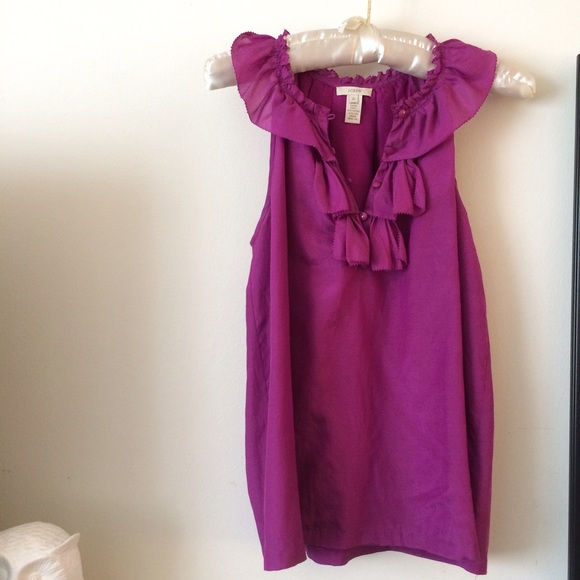 J. Crew Tops - 🎯 J CREW silk cotton blouse 💋